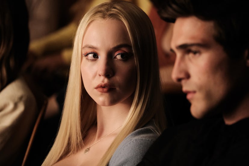 Sydney Sweeney and Jacob Elordi in Euphoria. Photo via HBO