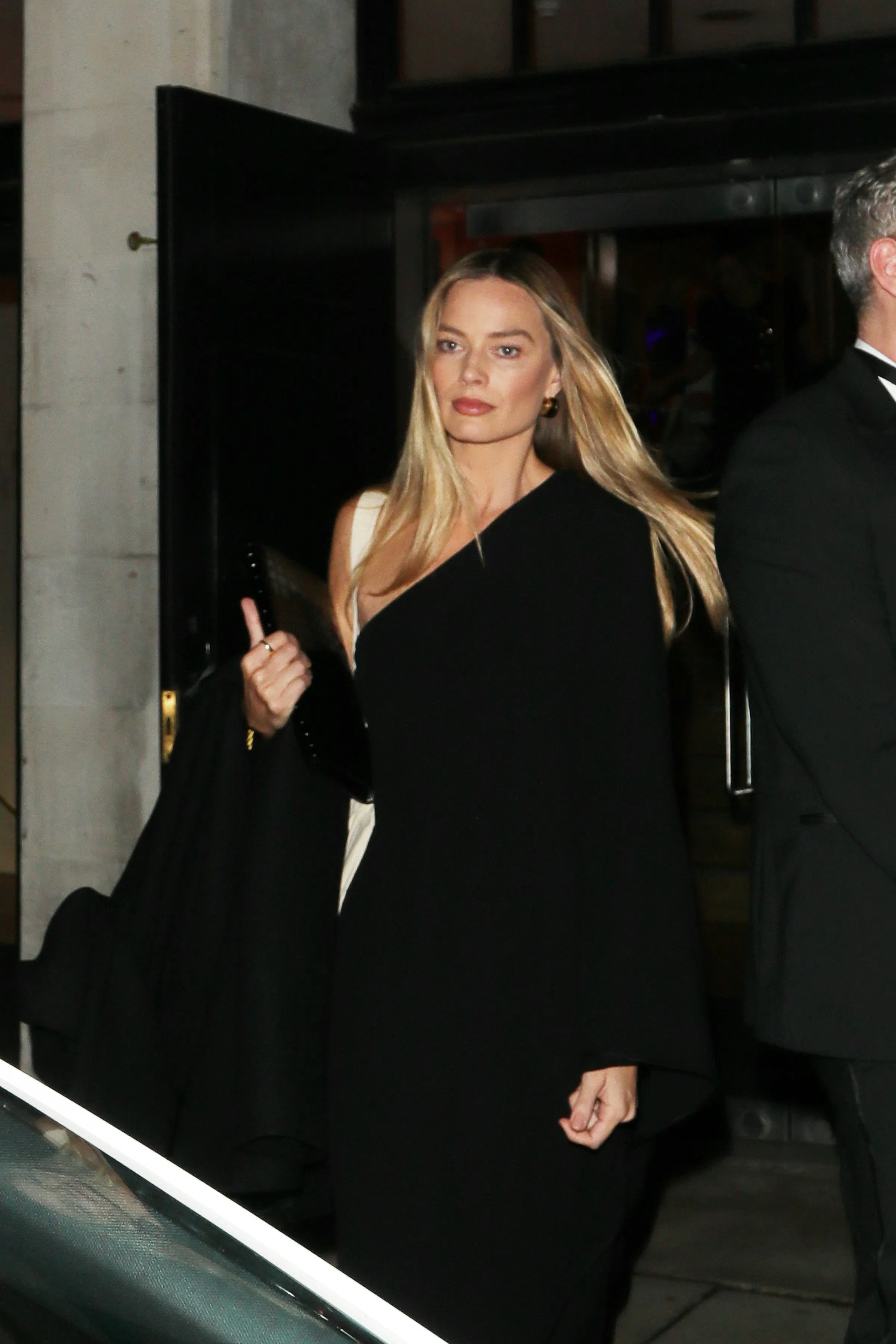 margot robbie black and white dress Boulder Dress in Recycled RecFleece - Black main image 0