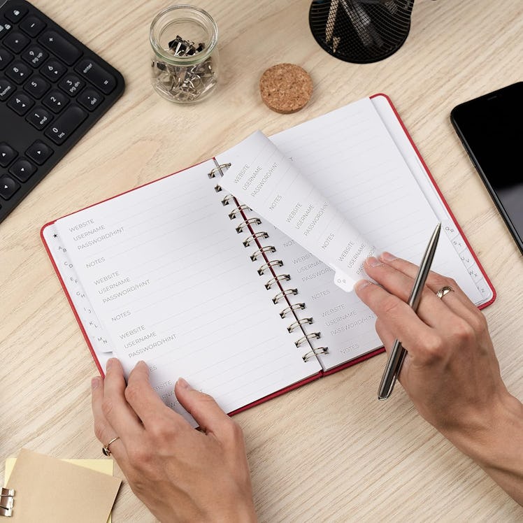 Clever Fox Spiral Password Book