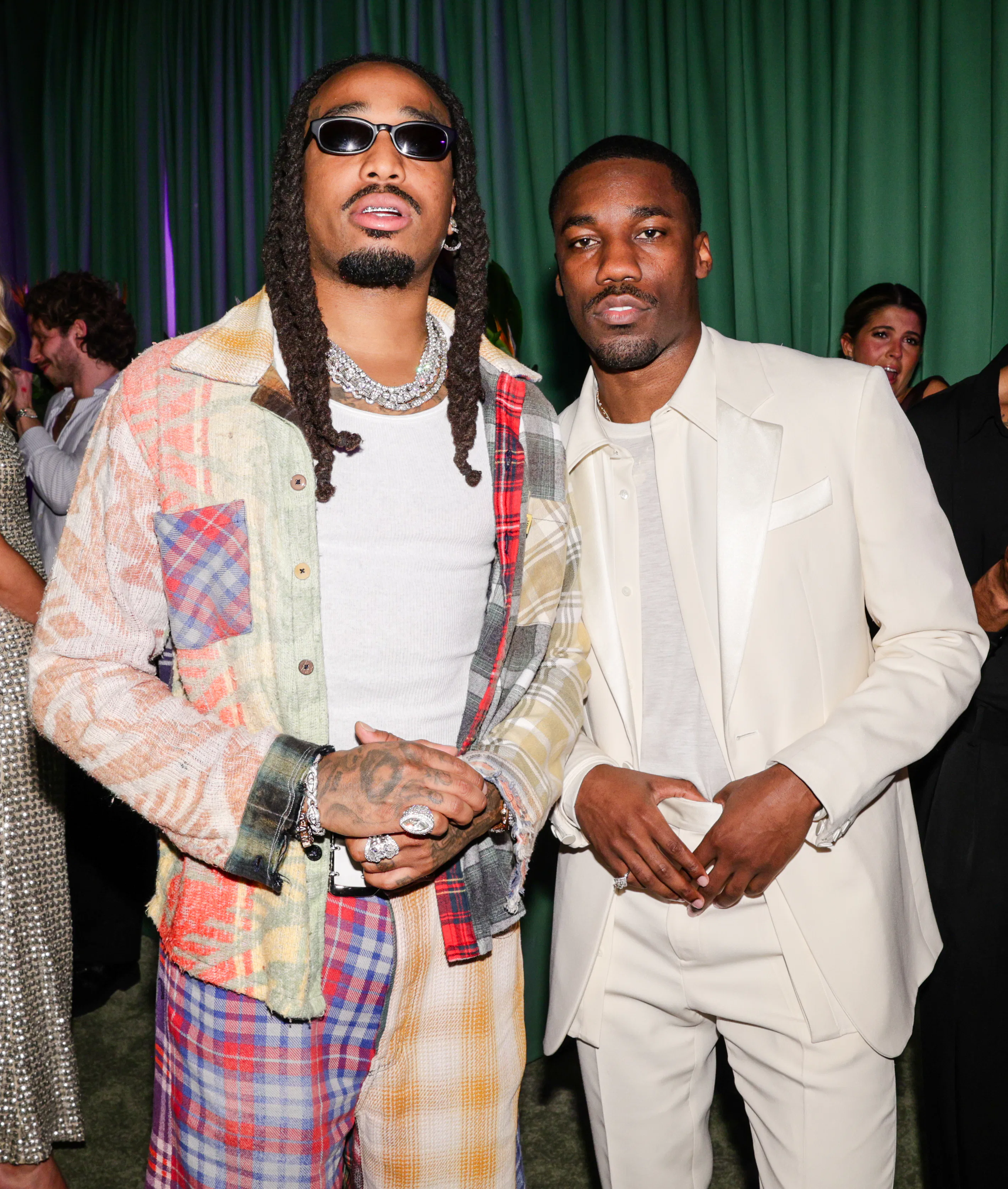  Quavo and Giveon at Capital One's Art Basel Celebration