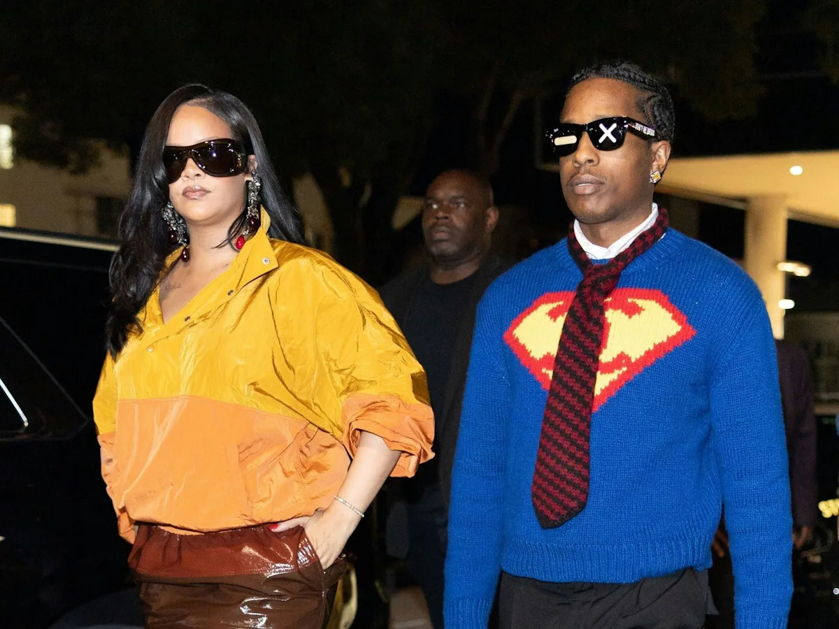 Rihanna & A$AP Rocky Are Fashion Heroes in Runway Looks at Art ...