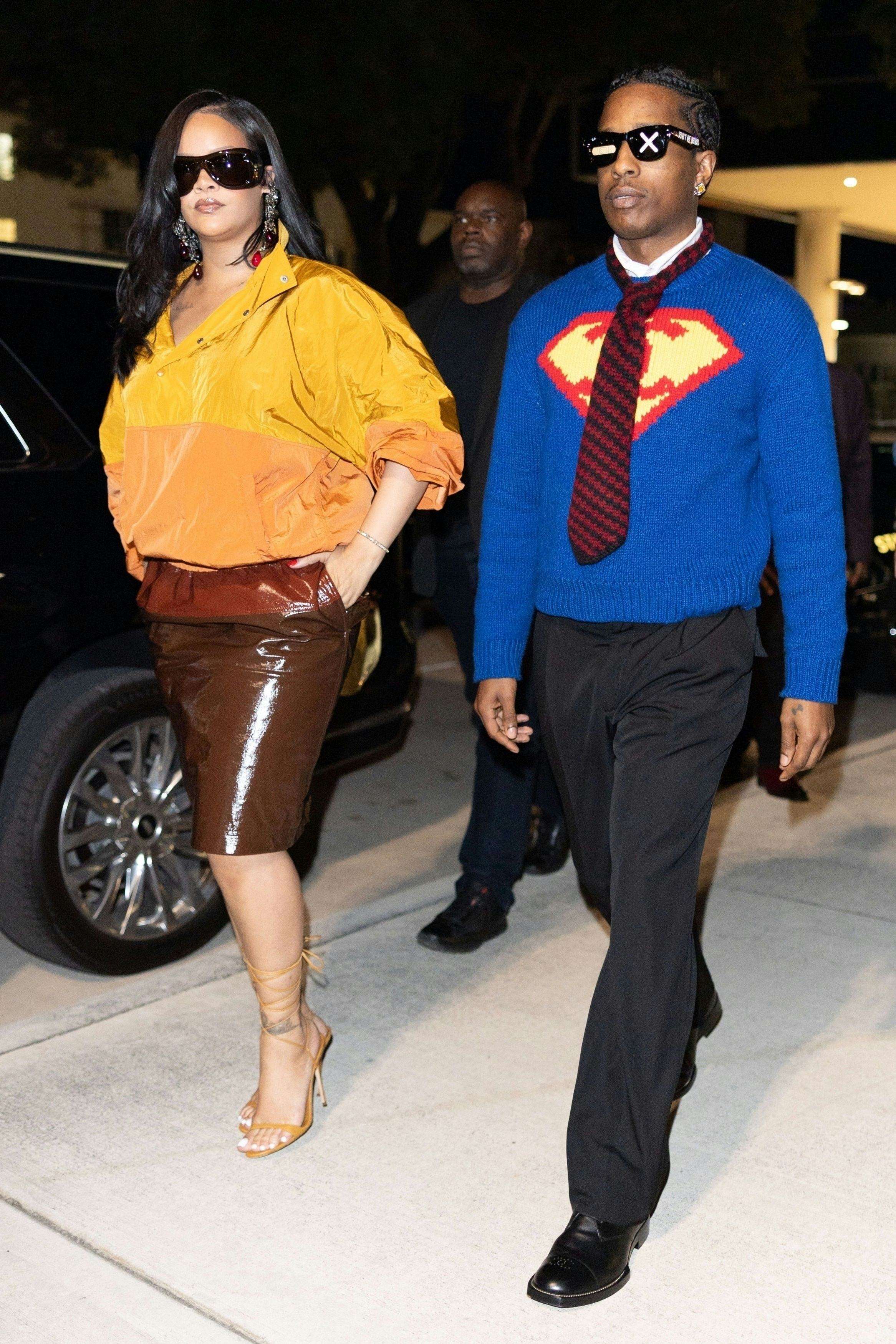 Rihianna and A$AP Rocky, December 2025.