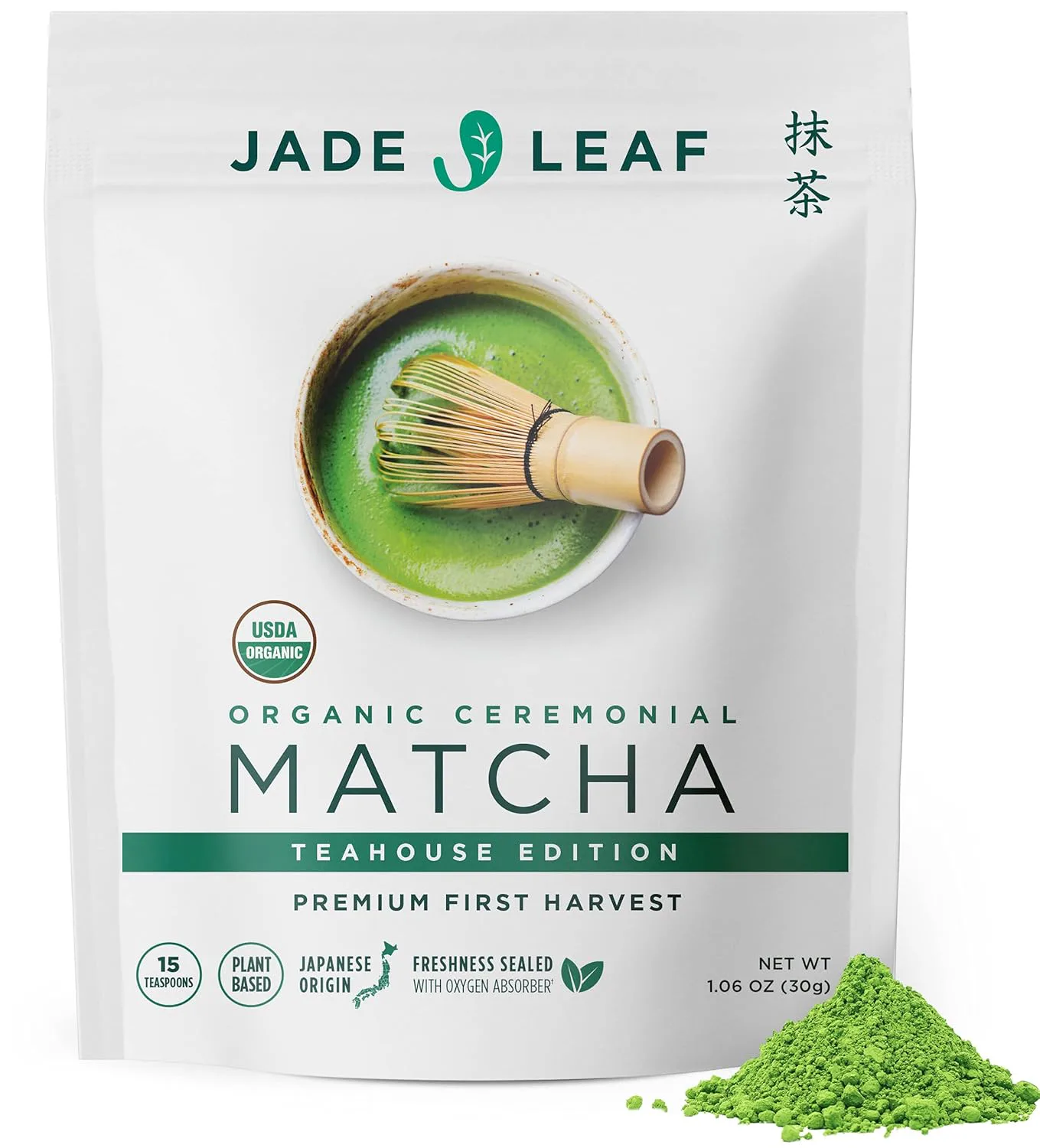 Jade Leaf Organic Premium Ceremonial Grade Matcha