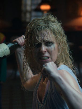 STRANGER THINGS: SEASON 5. (L to R) Nell Fisher as Holly Wheeler and Cara Buono as Karen Wheeler in ...