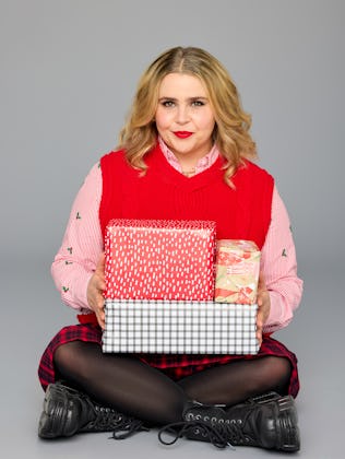 Mae Whitman star in the new holiday rom-com Hallmark series 'Twelve Dates Til Christmas.'