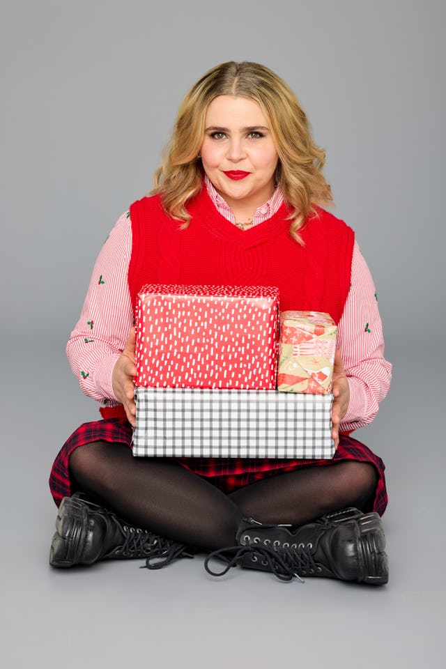 Mae Whitman star in the new holiday rom-com Hallmark series 'Twelve Dates Til Christmas.'