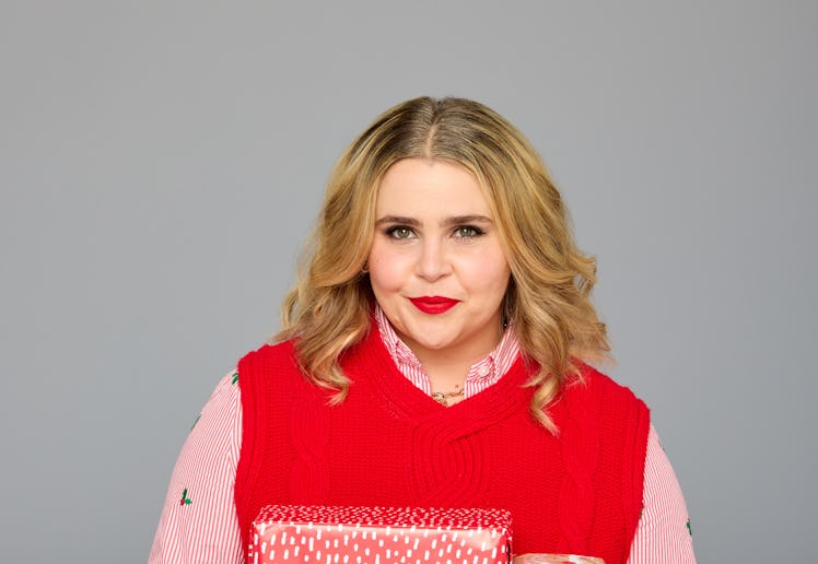 Mae Whitman star in the new holiday rom-com Hallmark series 'Twelve Dates Til Christmas.'