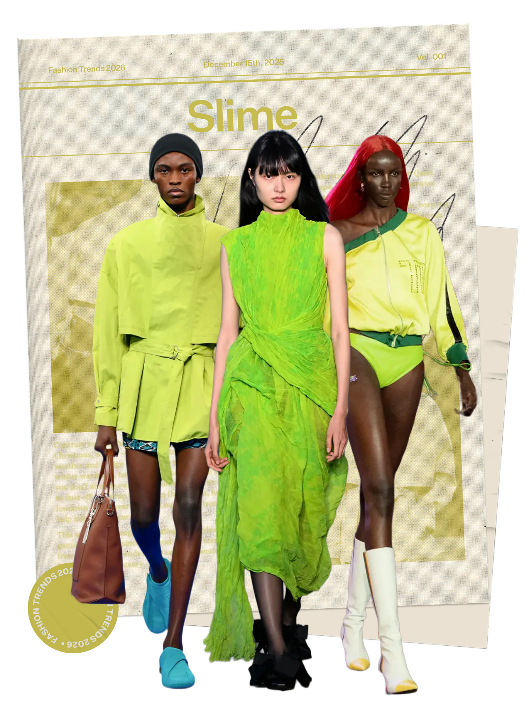 2026 Fashion Trend: Slime Green