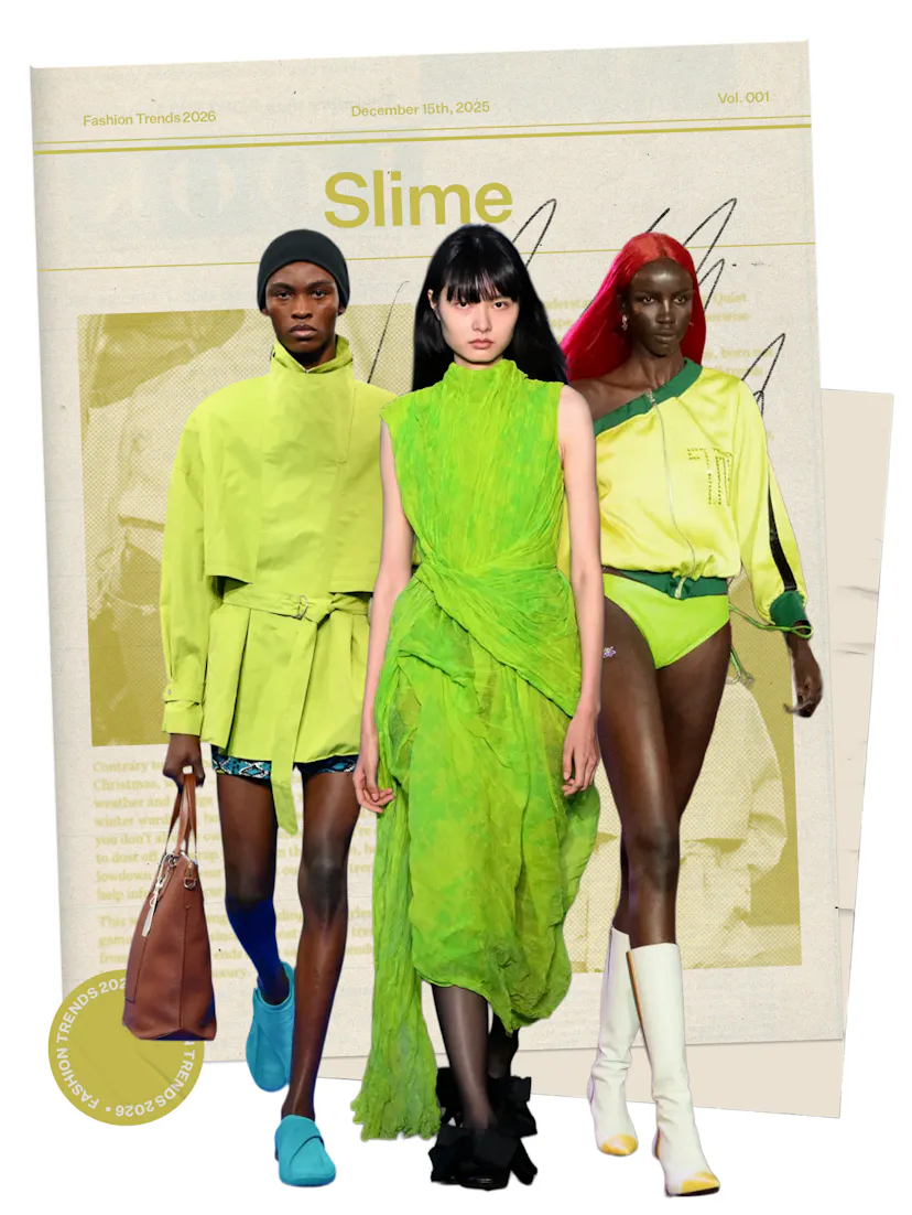 2026 Fashion Trend: Slime Green