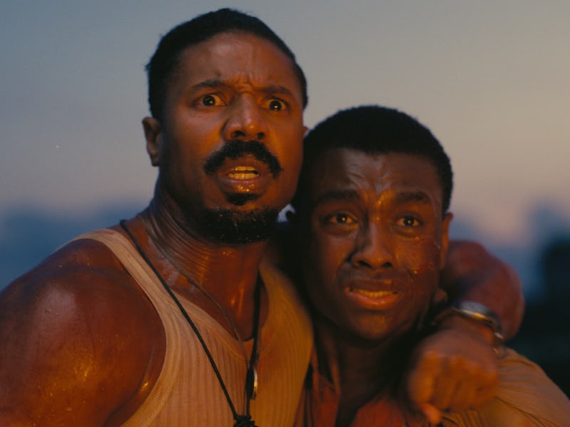 Michael B. Jordan and Miles Caton in Sinners