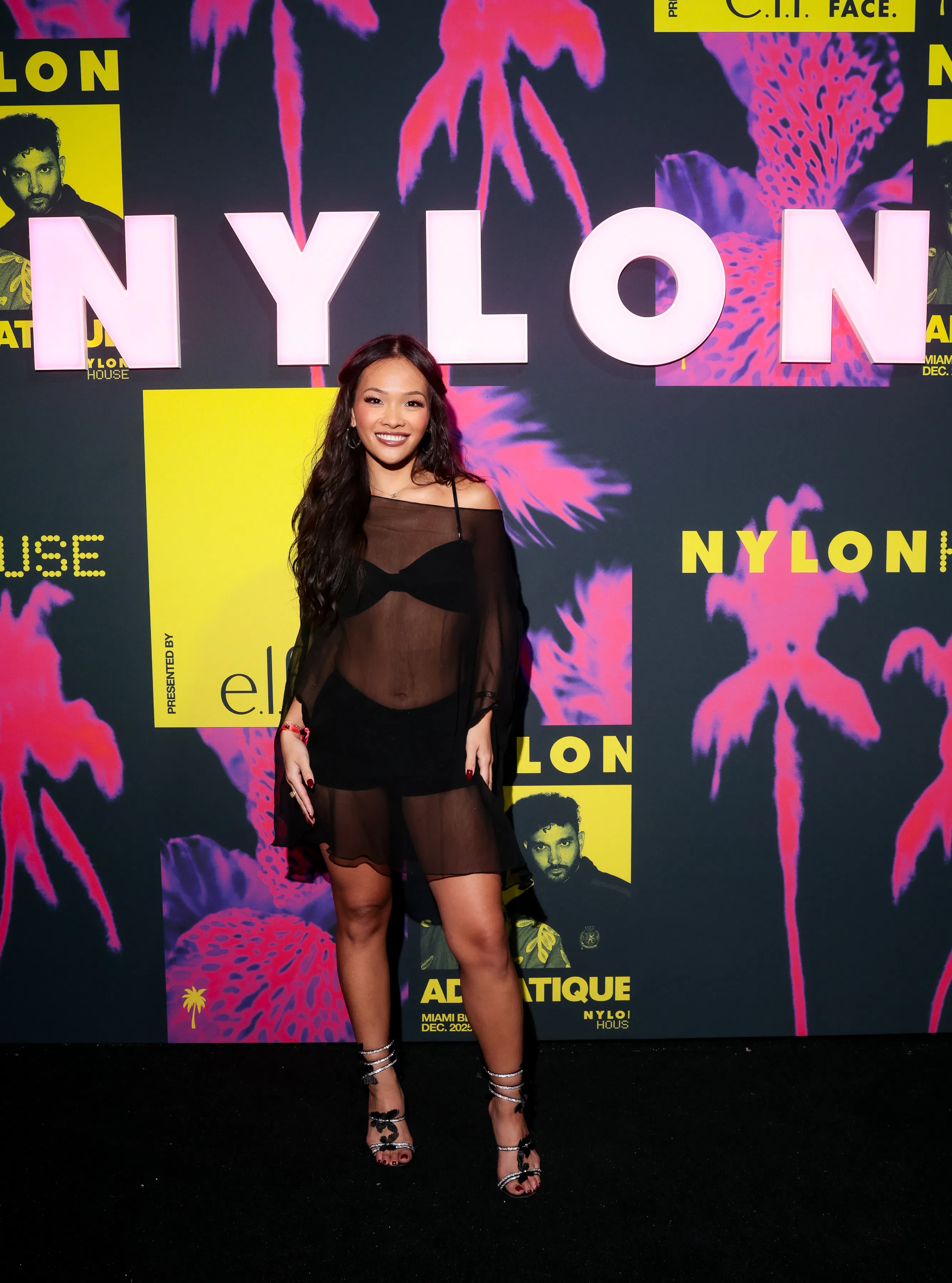 Jenn Tran at NYLON House Miami