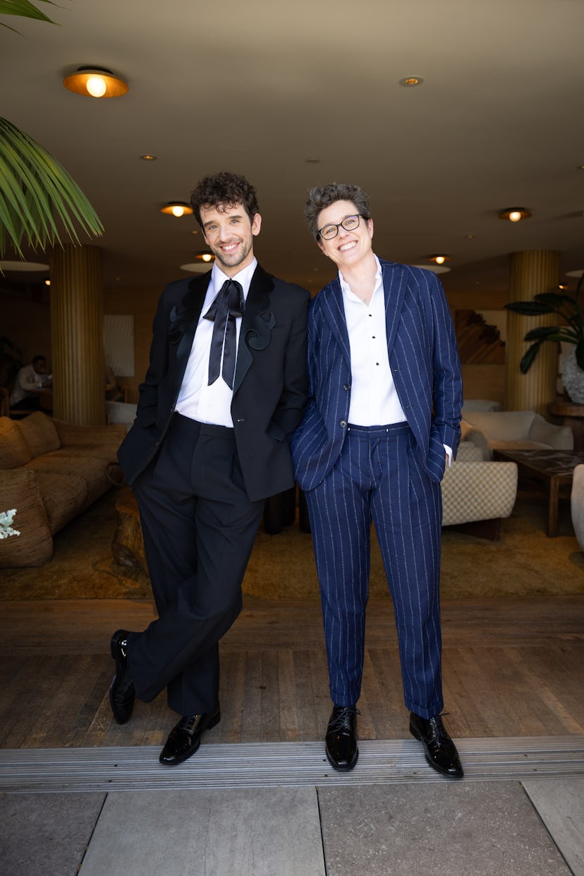 Michael Urie brought his sister to the Critics Choice Awards.