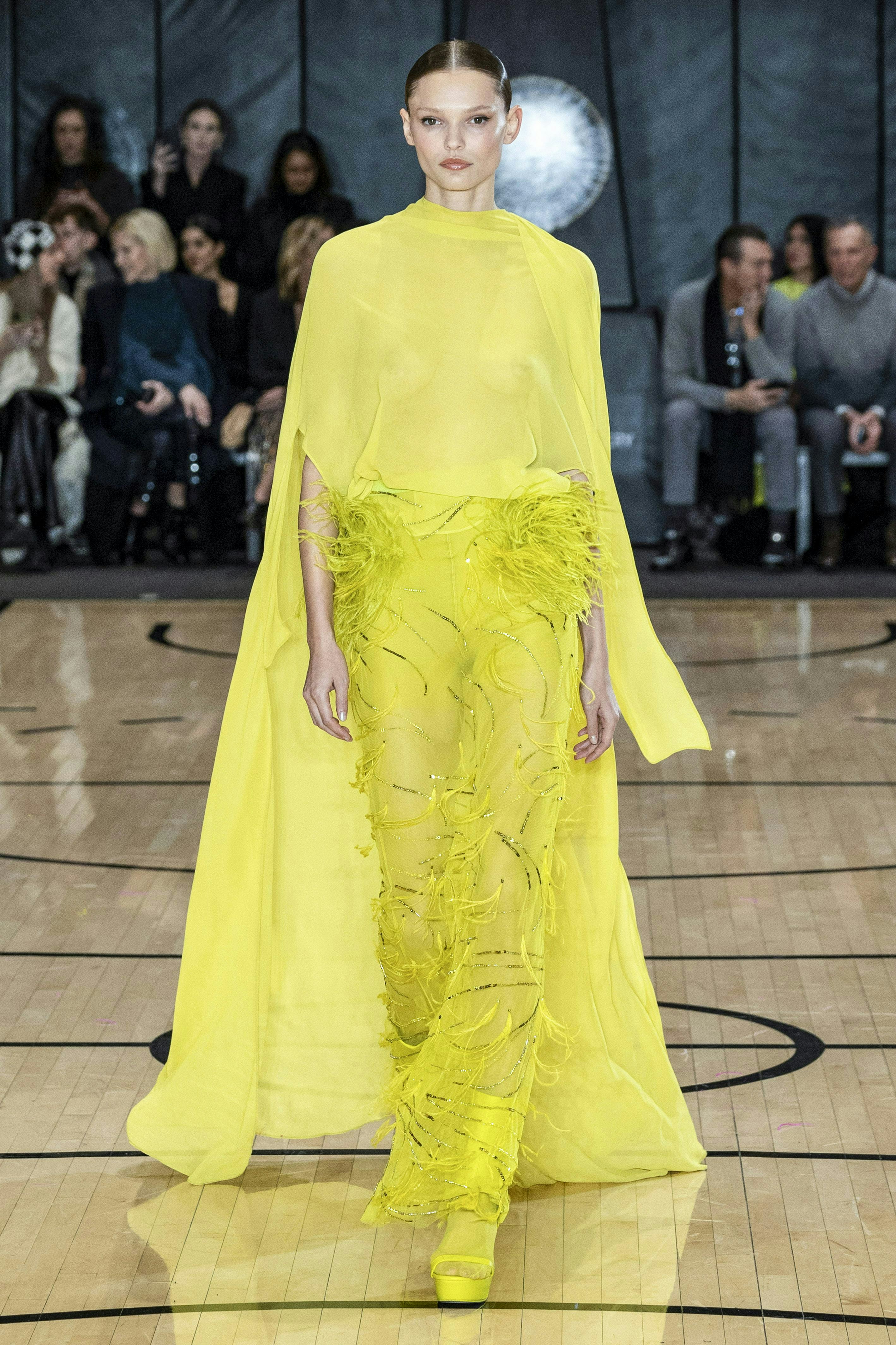 A model walks the runway during the Lapointe Ready to Wear Fall/Winter 2025-2026 fashion show as pa&hellip;