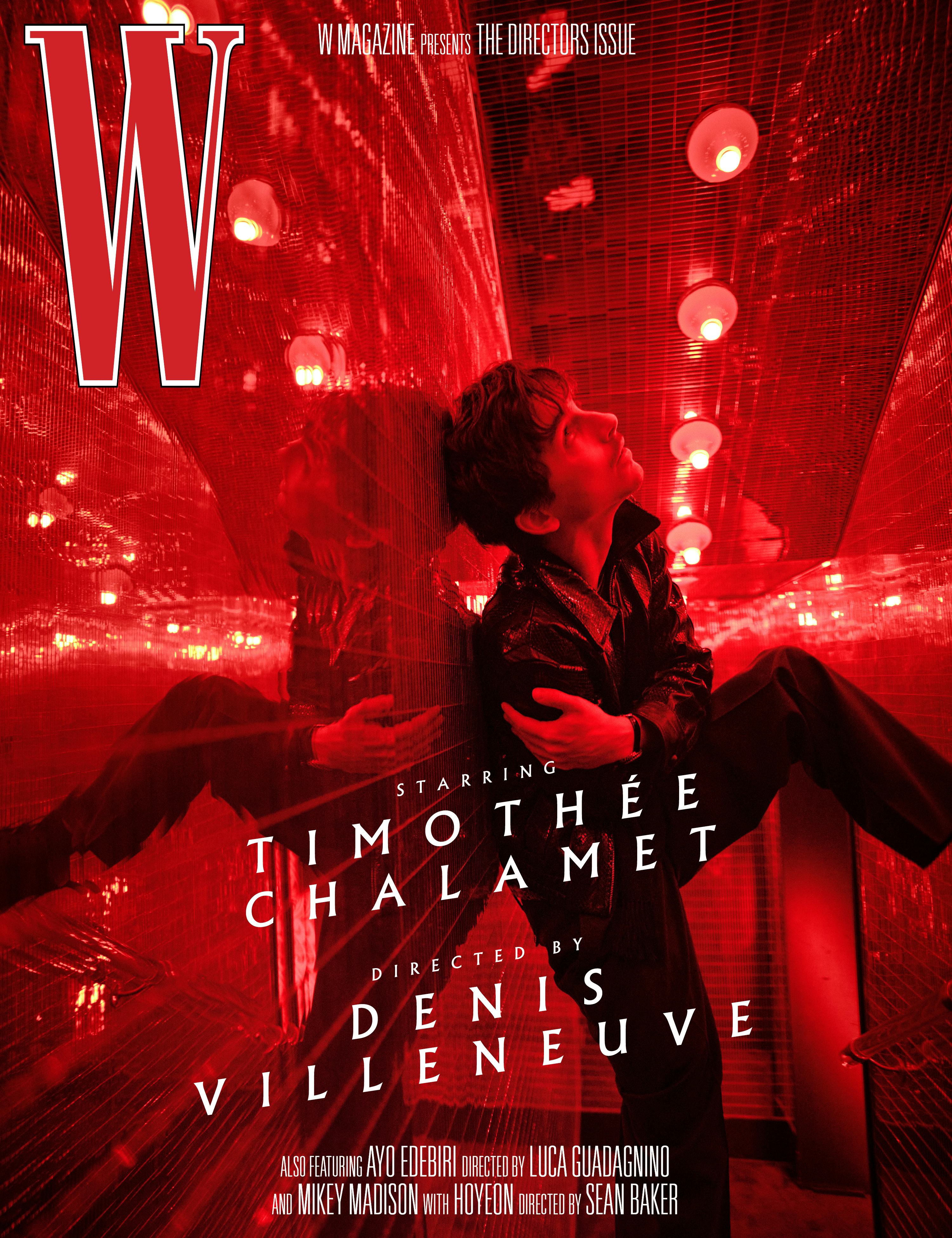 For W’s Directors Issue, the Oscar-nominated actor and filmmaker reunited for a surreal, Lynchian sh...