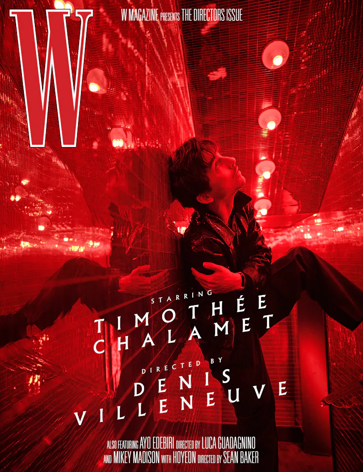 For W’s Directors Issue, the Oscar-nominated actor and filmmaker reunited for a surreal, Lynchian sh...