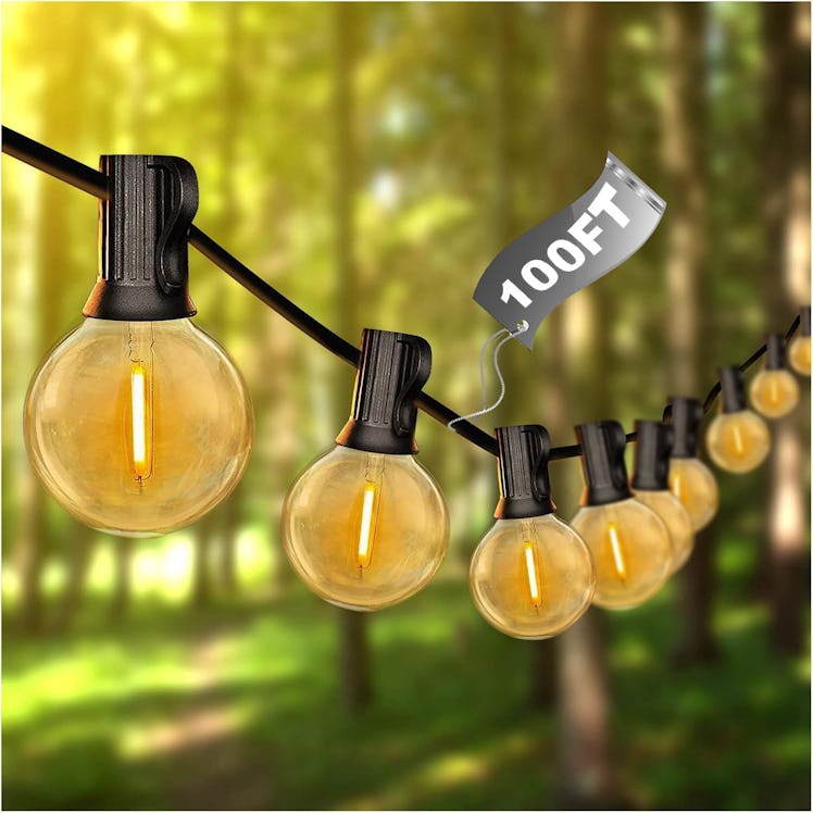 DAYBETTER 100-Foot Outdoor String Lights