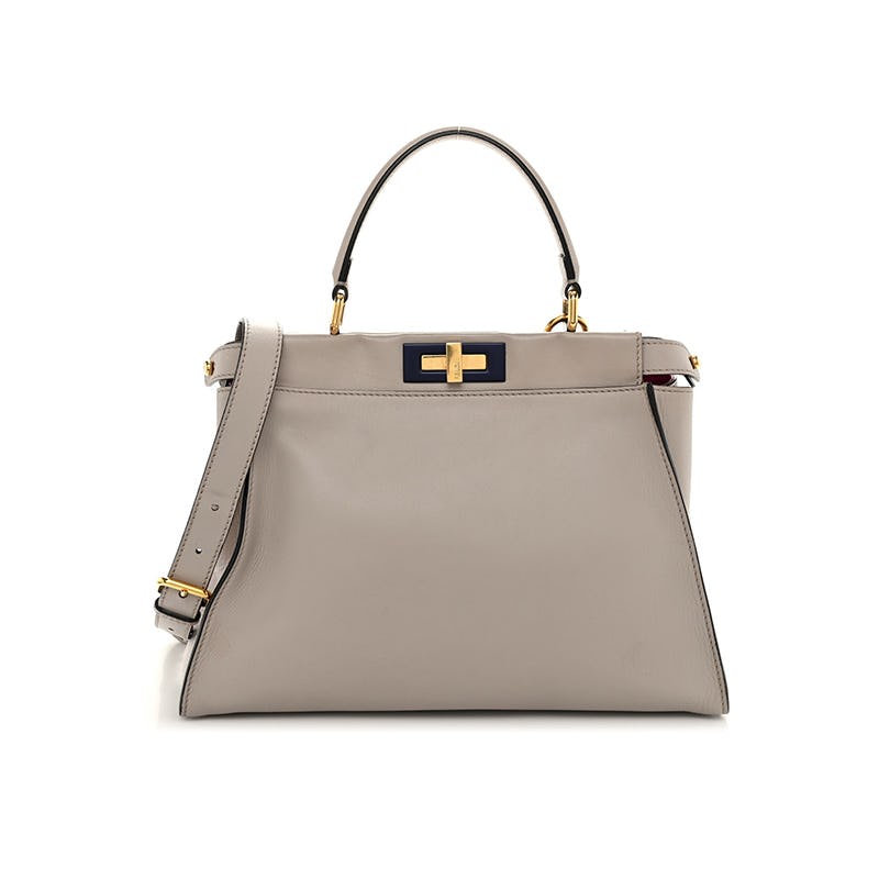 Vitello Seta Shiny Nappa Medium Peekaboo