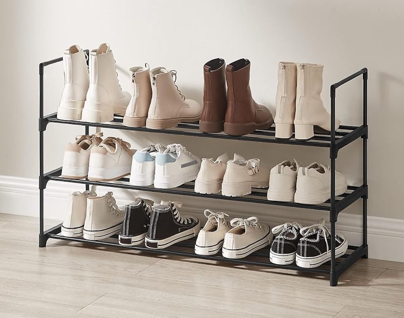 SONGMICS 3-Tier Shoe Rack