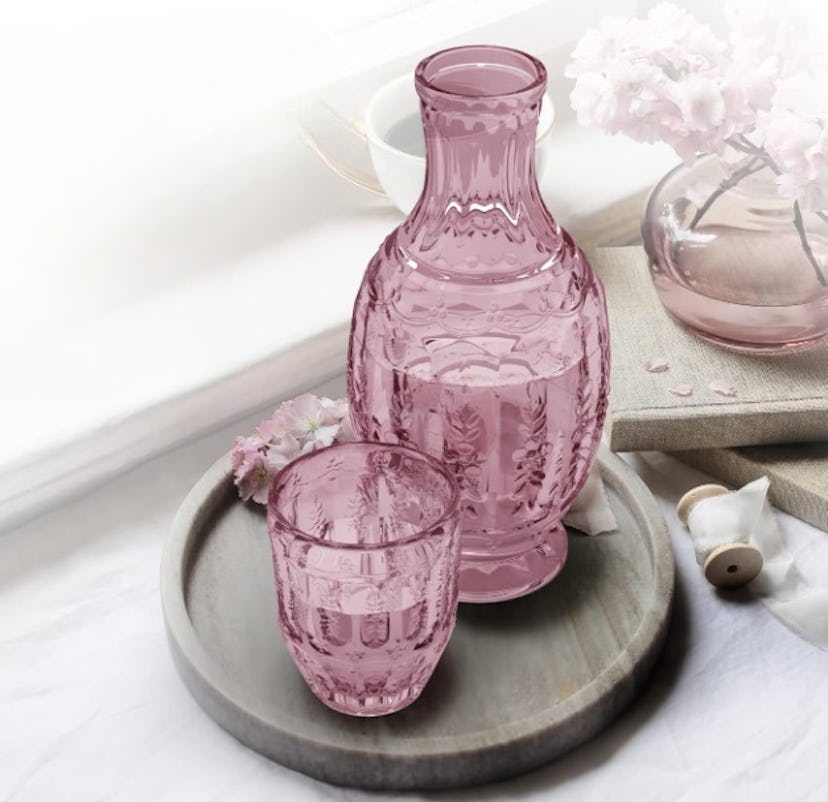 Elle Décor Bedside Carafe With Tumbler