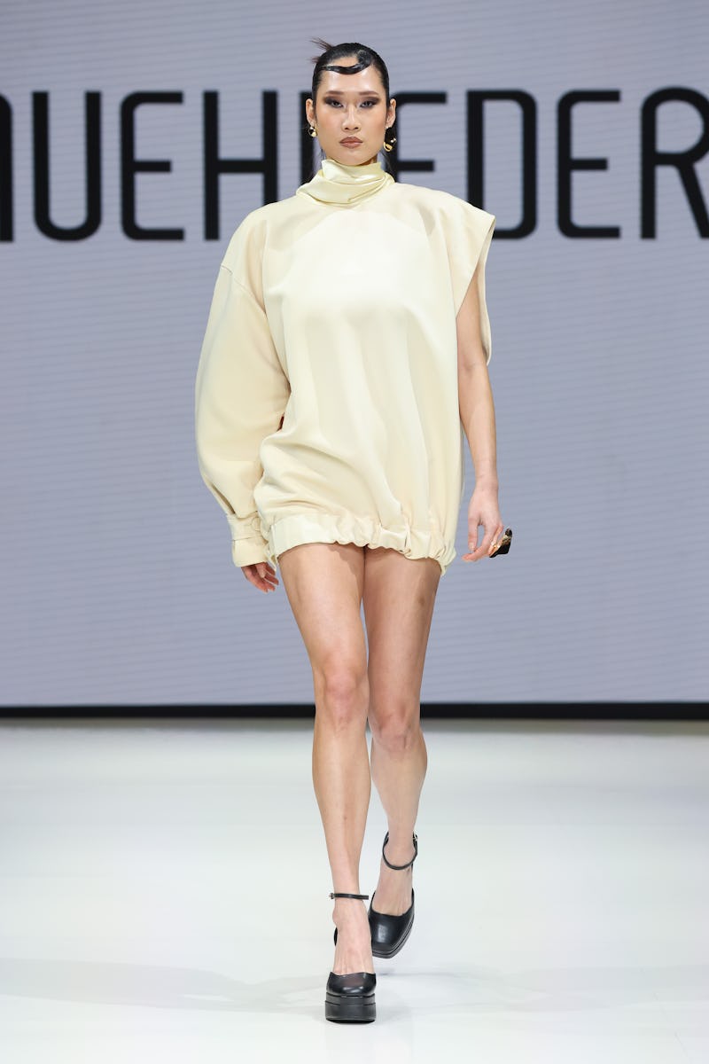 NYFW x McDonald’s House Of Arches: Asymmetrical Designs at Muehleder
