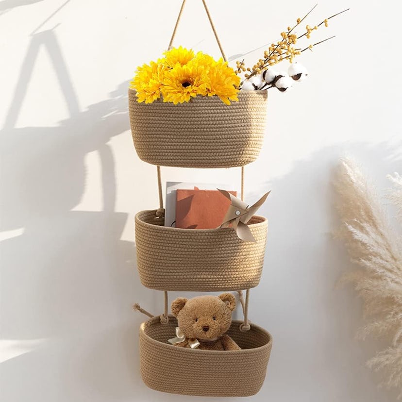 TeoKJ Tiered Hanging Basket