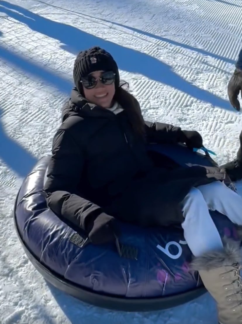 Meghan Markle in the snow at the 2025 Invictus Games. Screenshot via Instagram