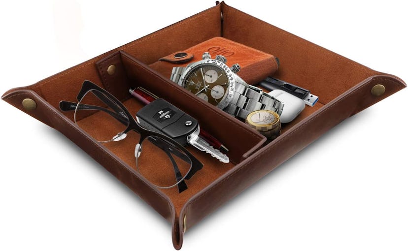 Londo Genuine Leather Tray Organizer