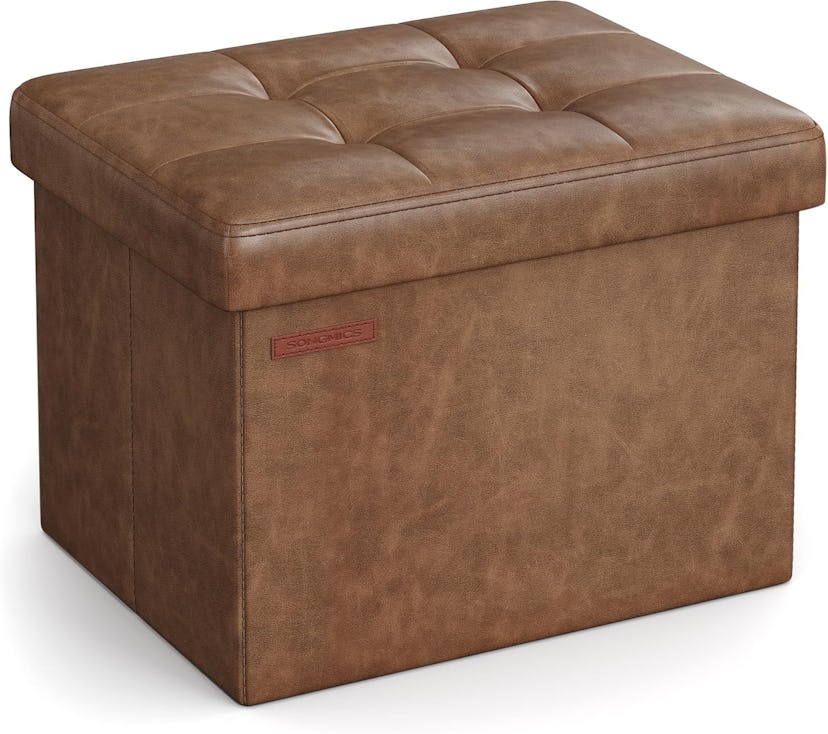 SONGMICS Folding Storage Ottoman