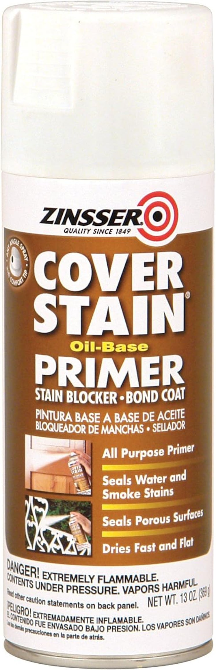 Zinsser Cover Stain Primer, 13 Fl. Oz.