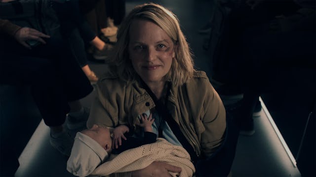 Elisabeth Moss appears in this first look image from 'The Handmaid’s Tale' Season 6.
