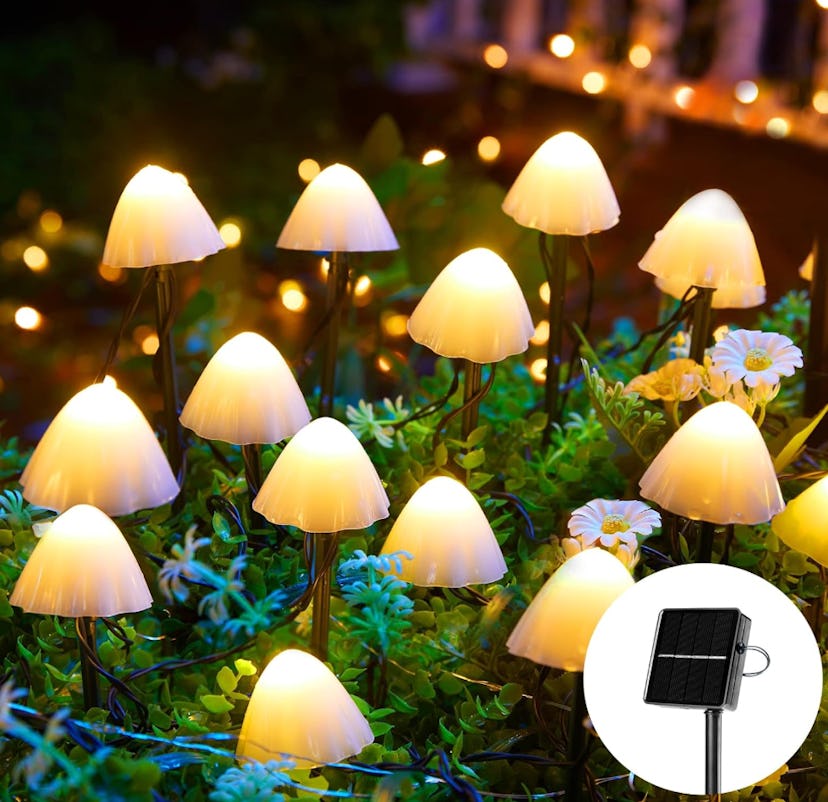 Brightown Solar Mushroom Garden Lights (8-Pack)