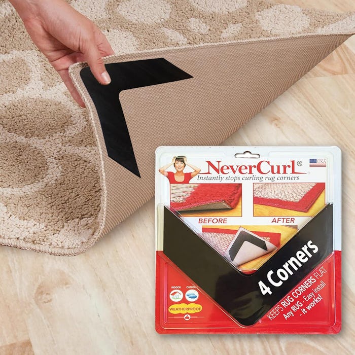 StepNGrip Nevercurl Rug Corner Grippers