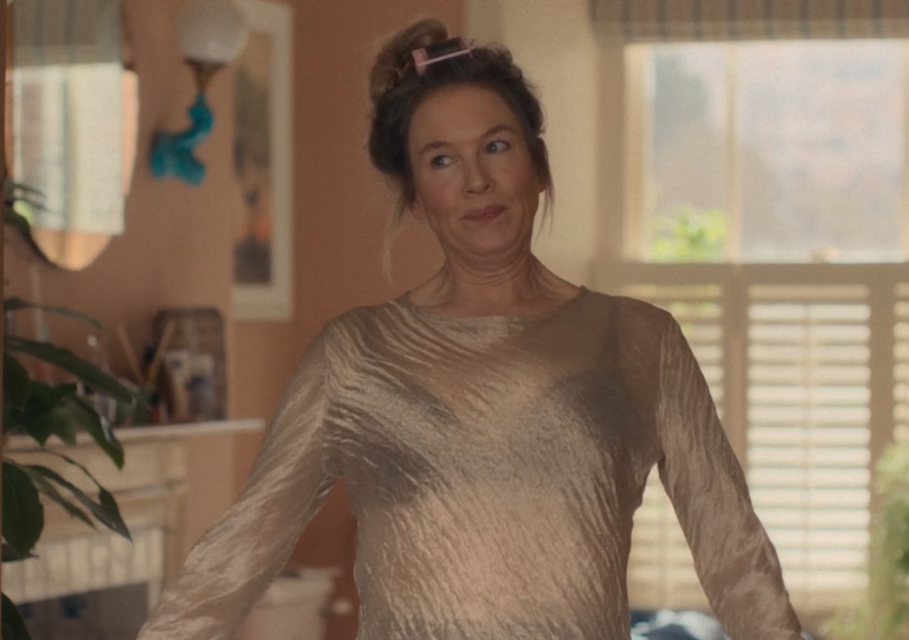 Bridget Jones in Mad About the Boy. Screenshot via Peacock