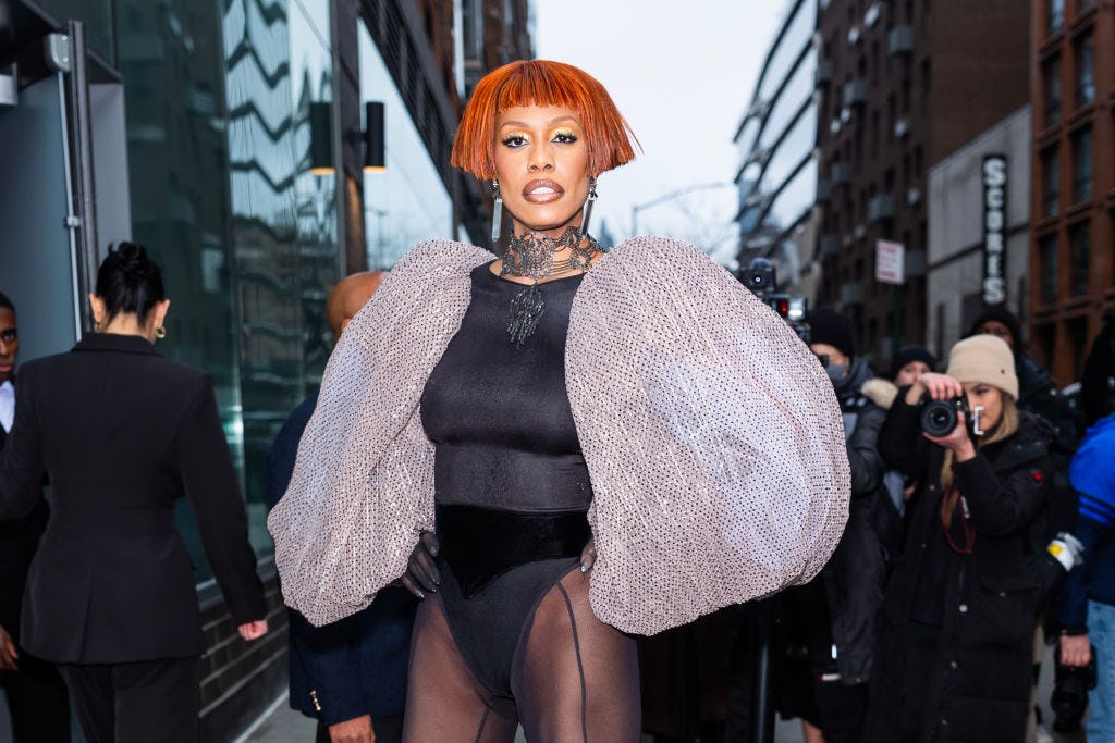 Laverne Cox at NYFW F/W 2025.