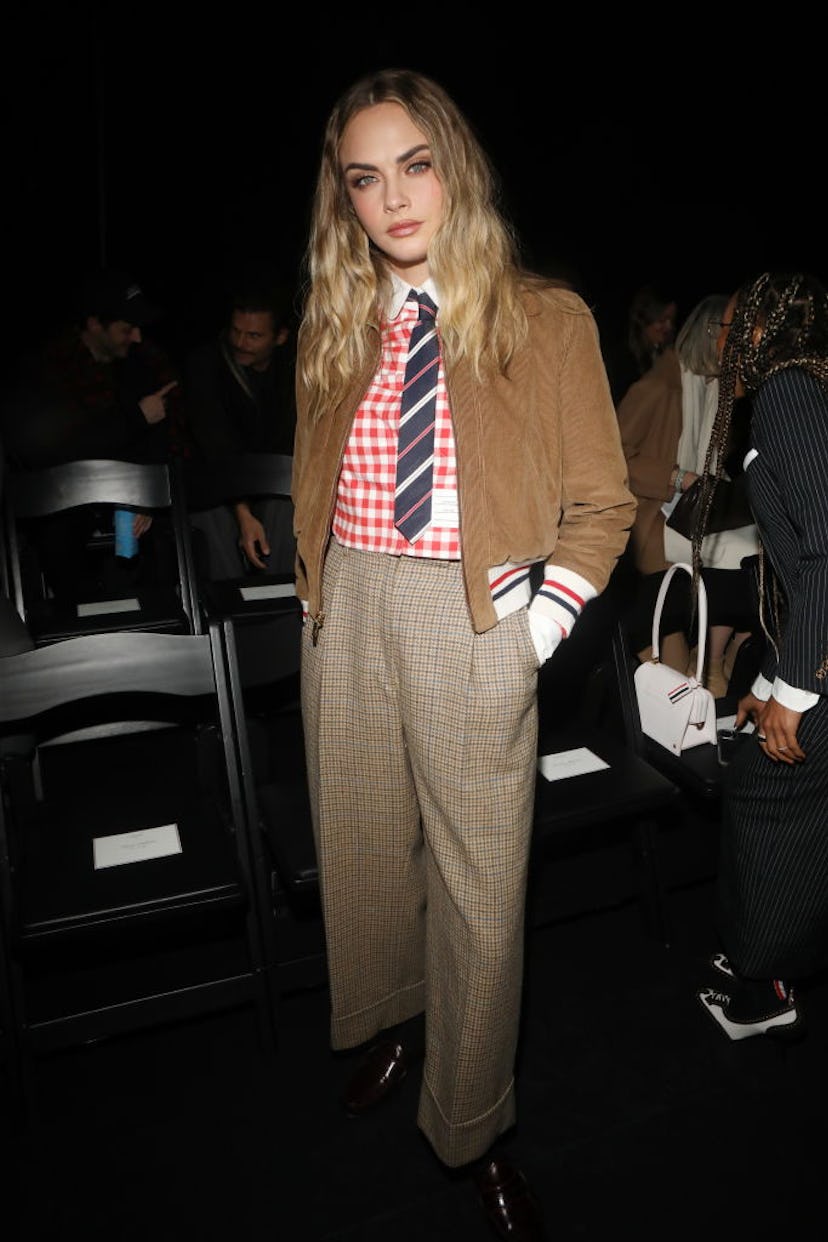 Cara Delevingne at Thom Browne