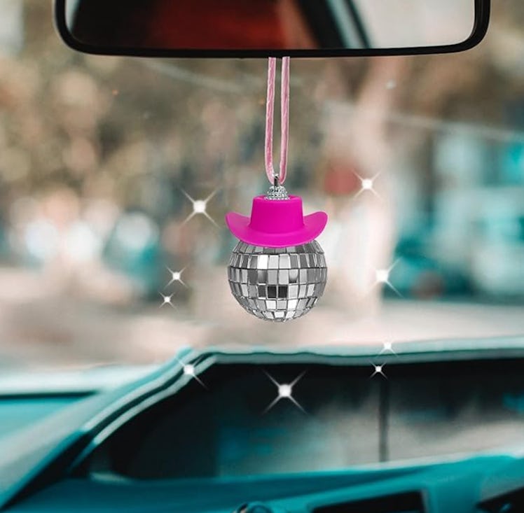 SPANSEE Disco Ball Charm Car Accessory