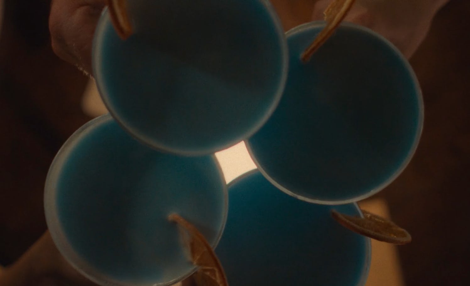 Cocktails in Bridget Jones: Mad About the Boy. Screenshot via Peacock