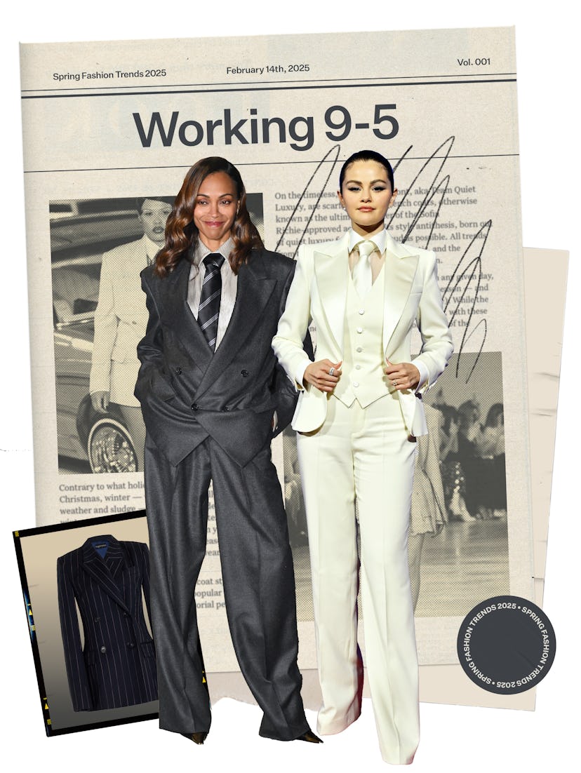 Printemps 2025 Tendances de la mode: Zoe Saldana et Selena Gomez dans le PDG-core
