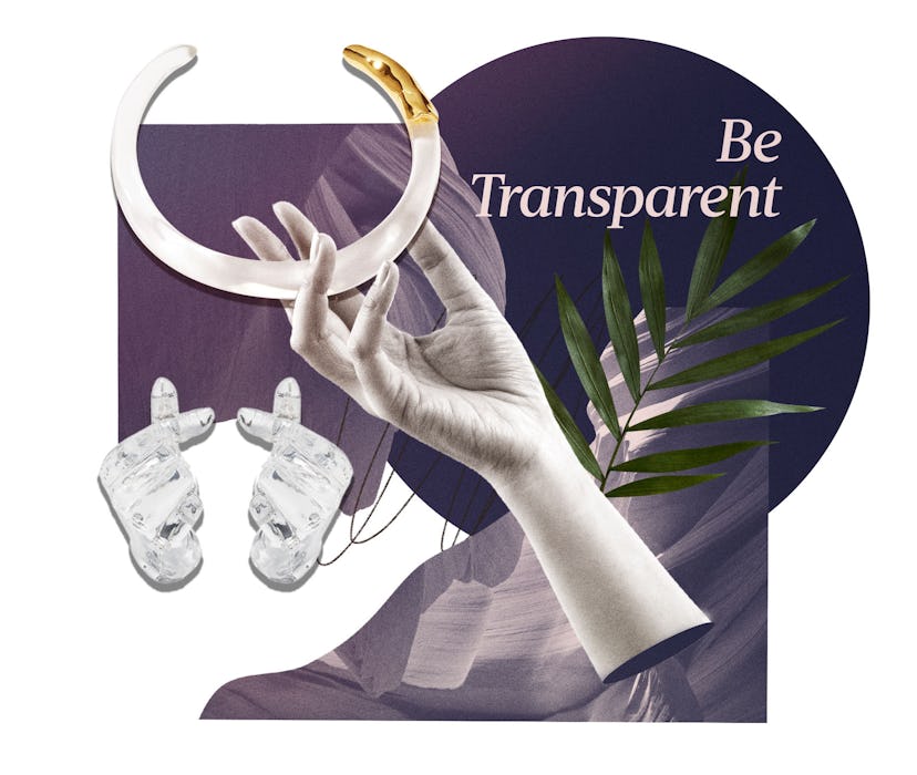 2025 Jewelry Trend: Clear/Transparent