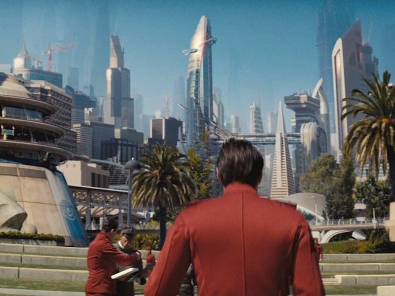 Starfleet Academy in the 23rd century in 'Star Trek' (2009).