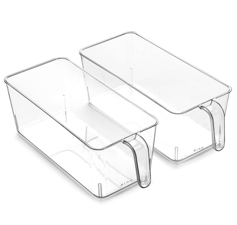 BINO Plastic Storage Bins (2-Pack)