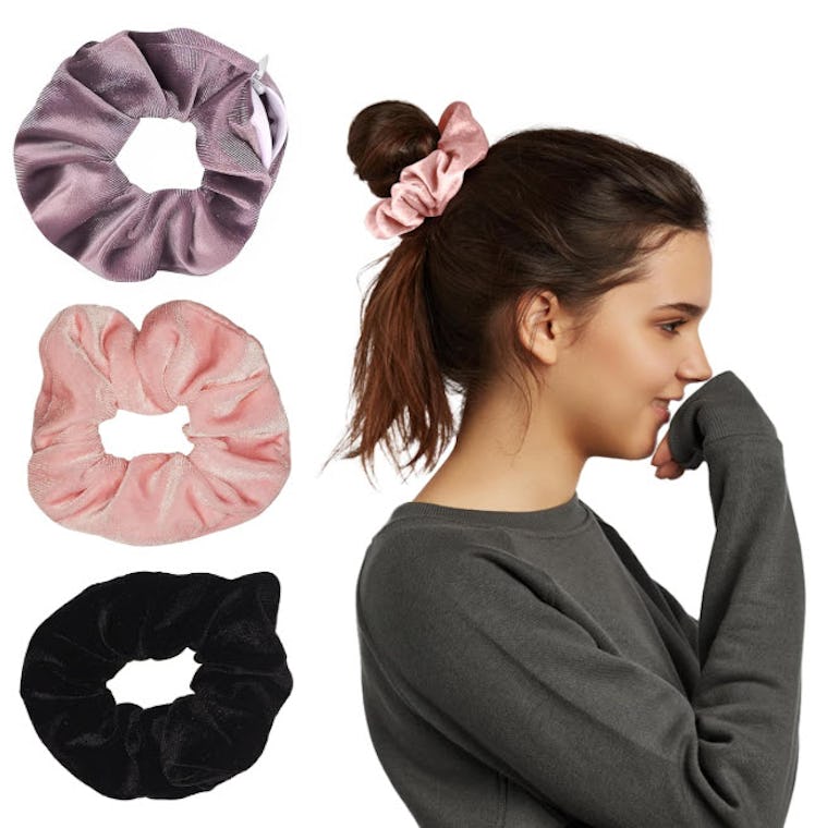 Secret Stash Zipper Scrunchie Safe (3-Pack)