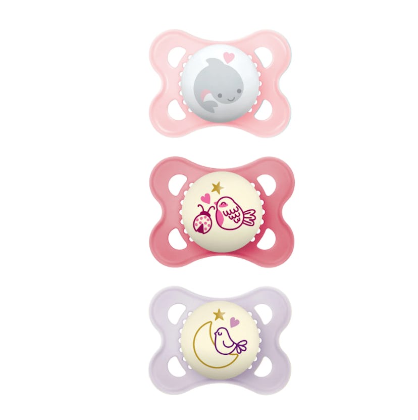 Day & Night Pacifier, 0-6 Months, 3 Pack