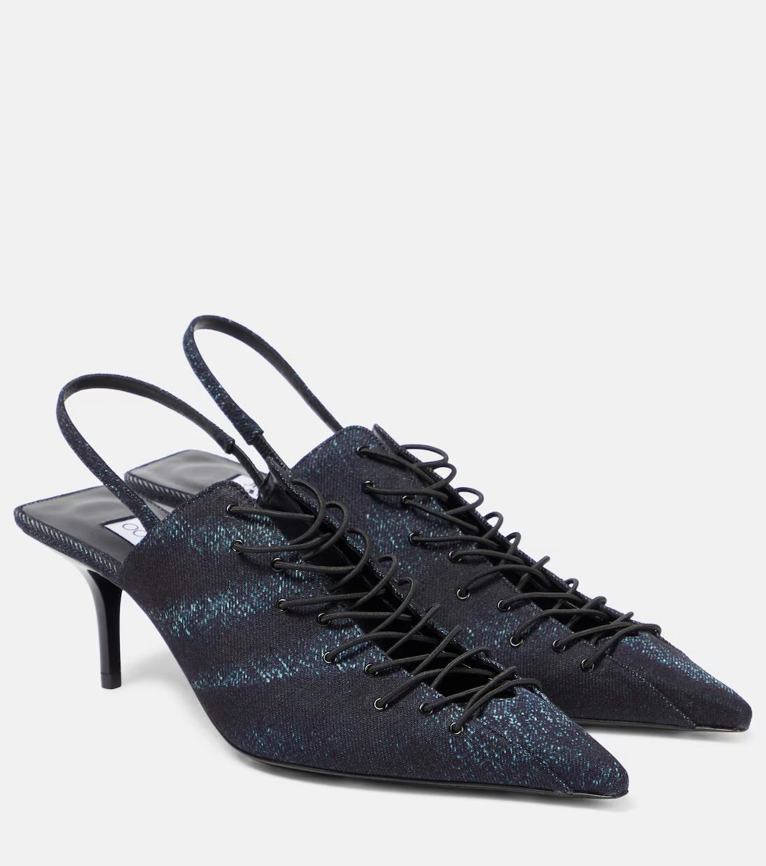 Jimmy Choo x Jean Paul Gaultier Corset Slingback Pumps