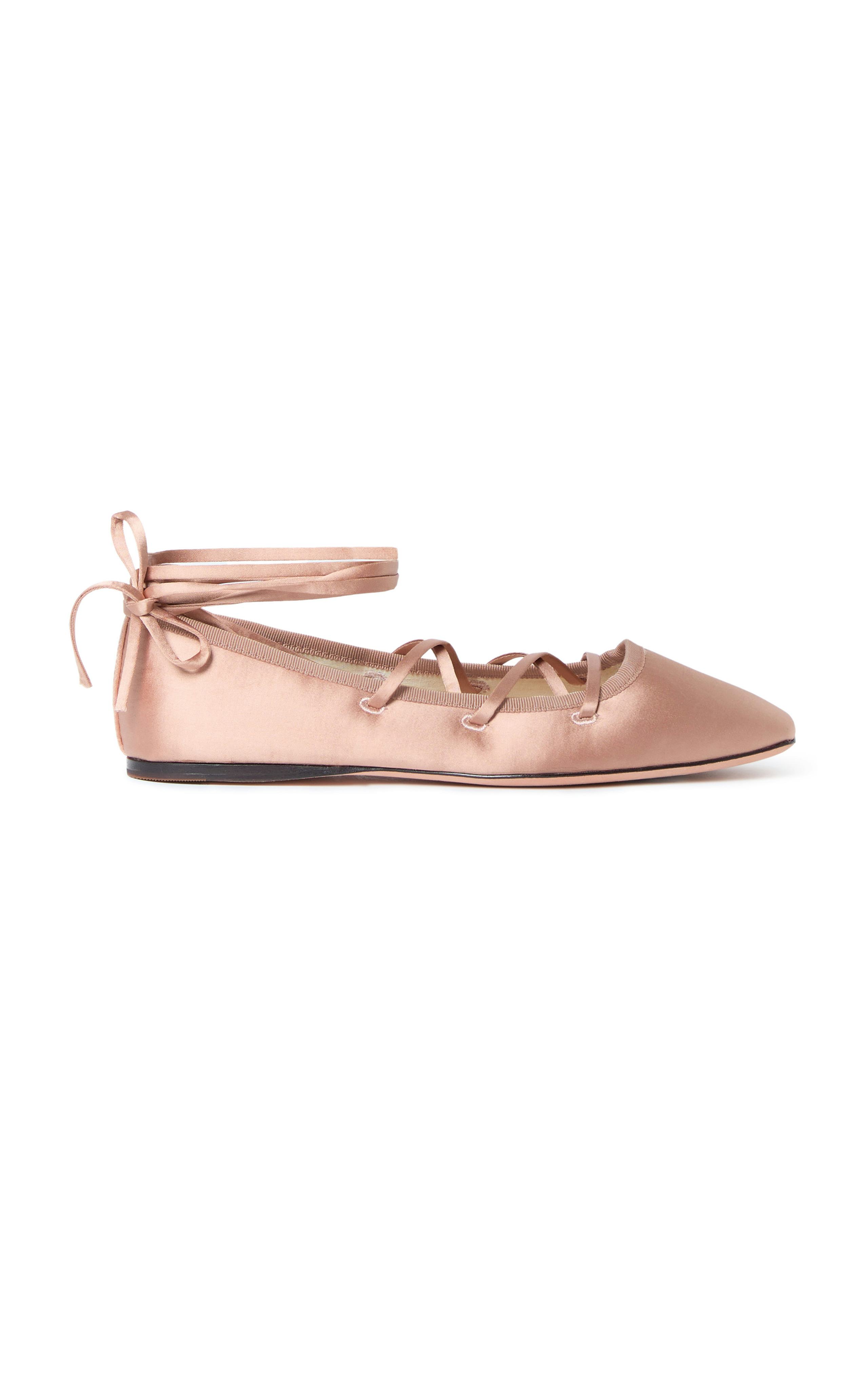 Loeffler Randall Louisa Lace-Up Ballet Flats