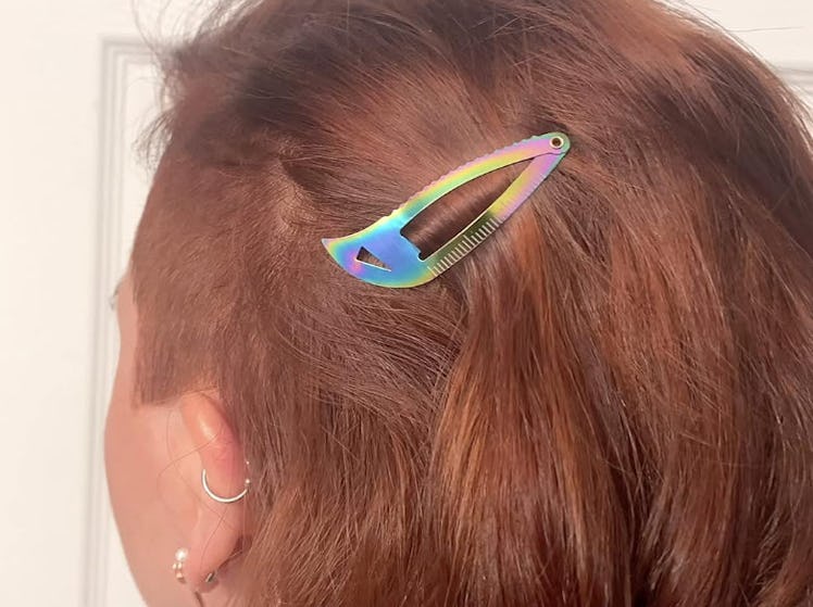 Iridescent Tactical Hair Clips