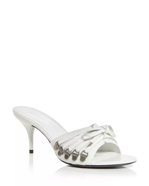 Balenciaga Women&rsquo;s Cagole High Heel Slide Sandals