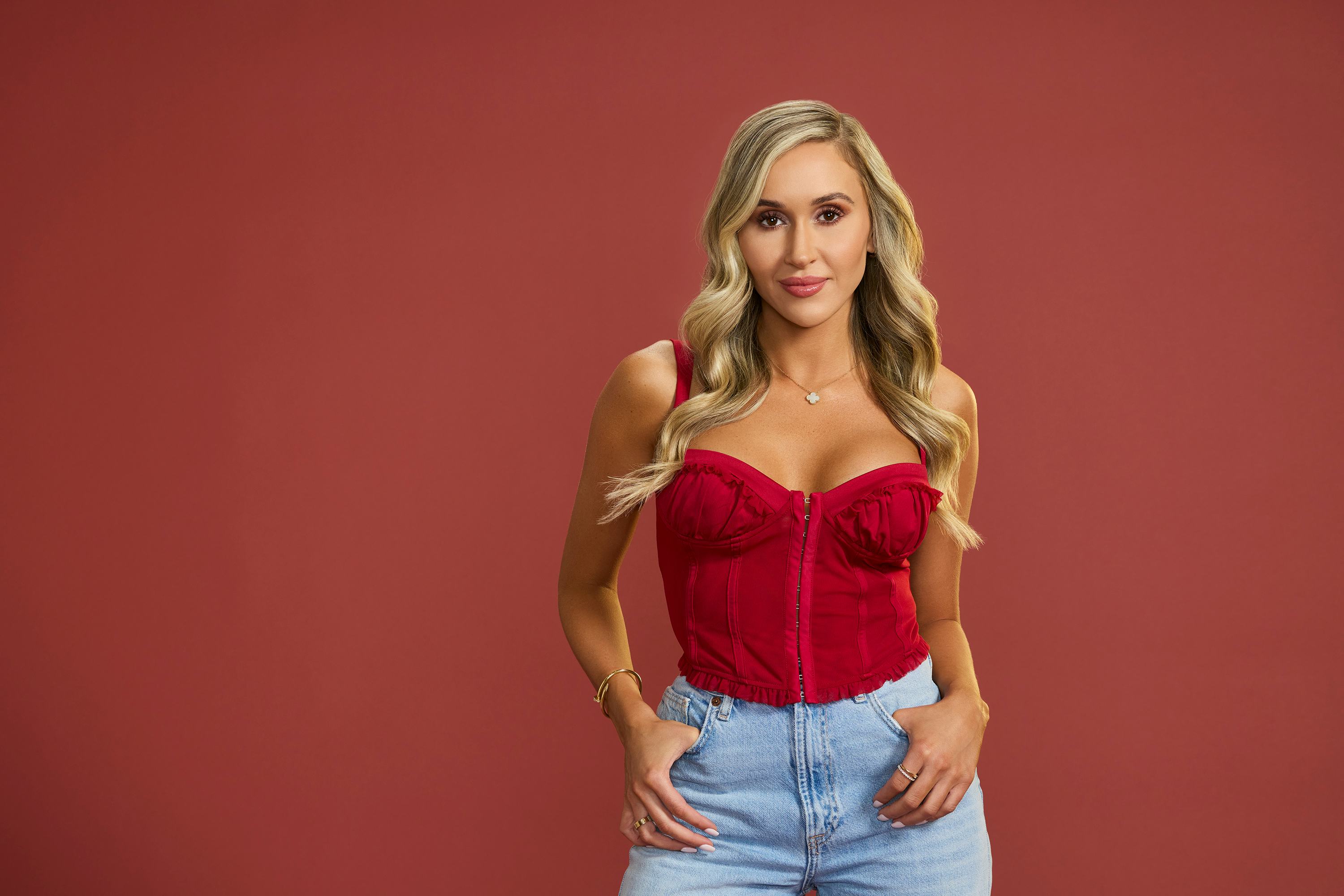 Dina on The Bachelor. Photo via ABC