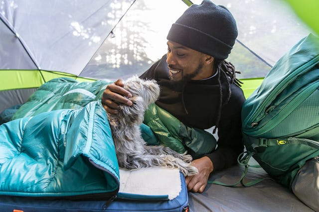 Timberdog's RuffRest travel bed is one product of many that makes life more comfortable for senior d...