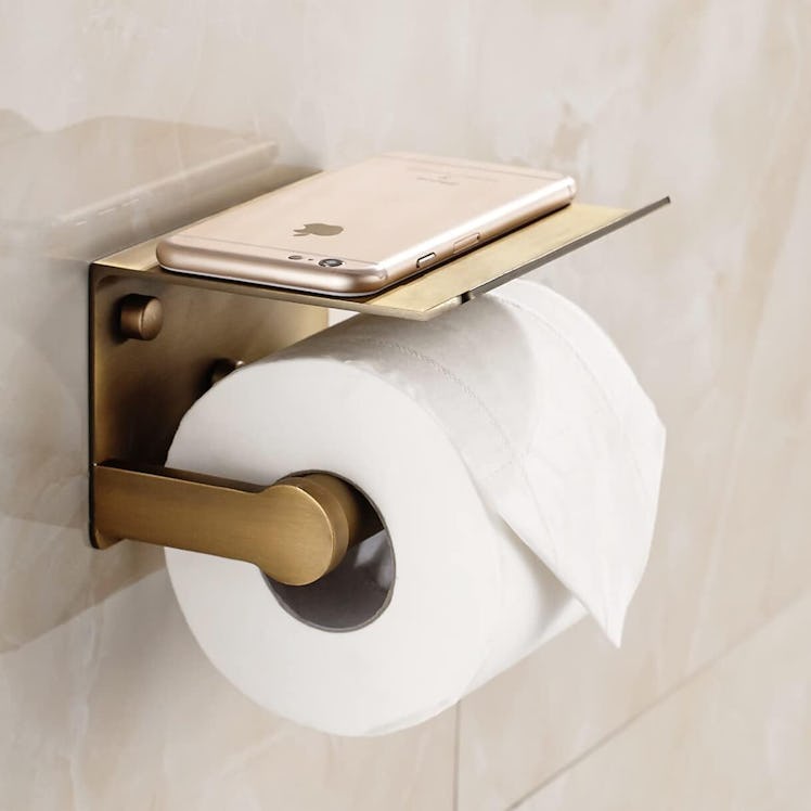 YURINJEE Toilet Paper Holder with Shelf